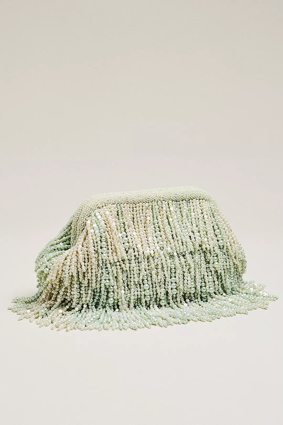 Beaded Pearl Fringe Clutch | Anthropologie (US)