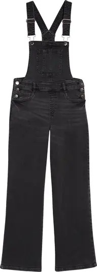 Kids' Wide Leg Denim Overalls | Nordstrom