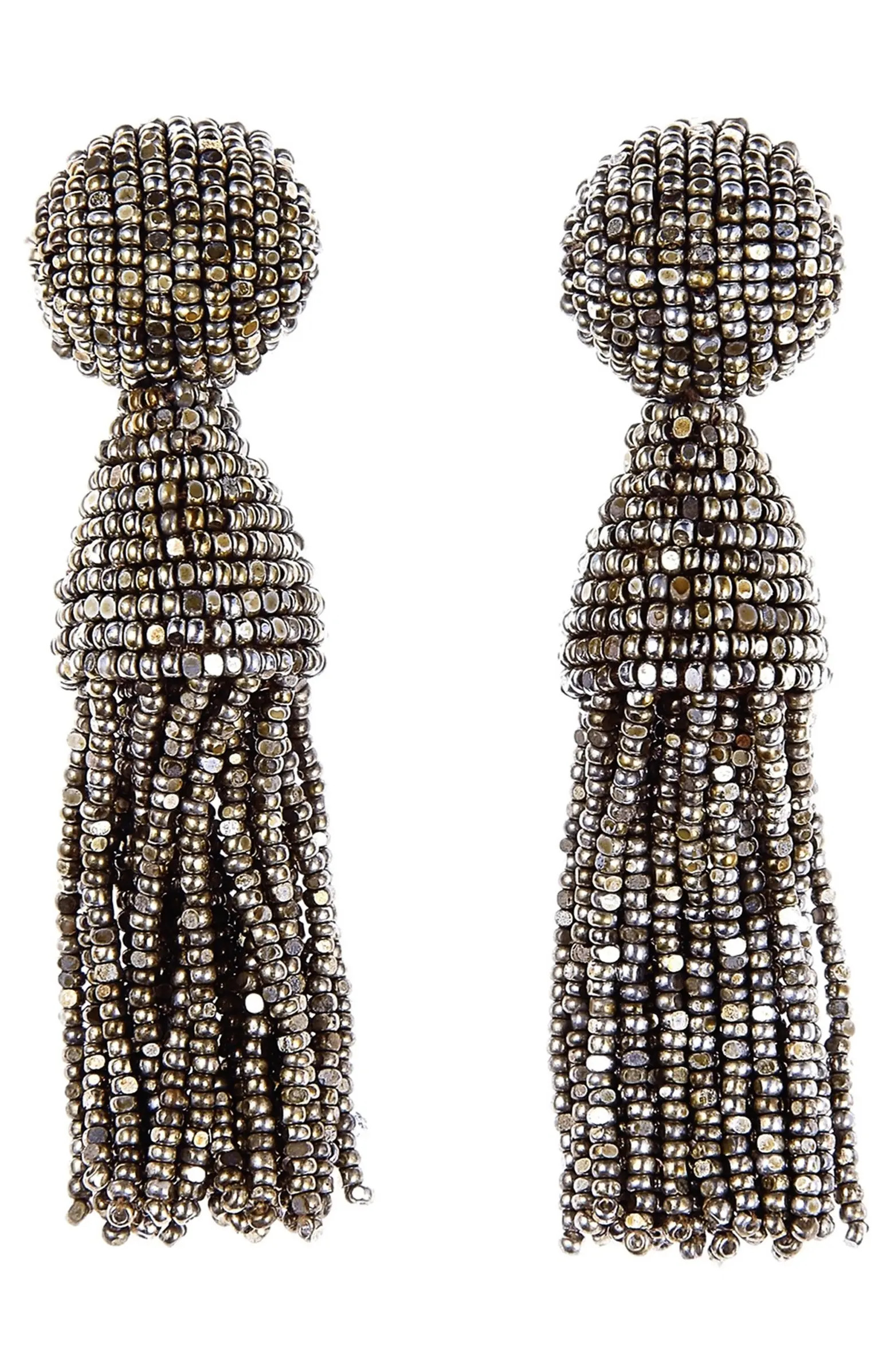 Classic Short Tassel Drop Clip Earrings | Nordstrom