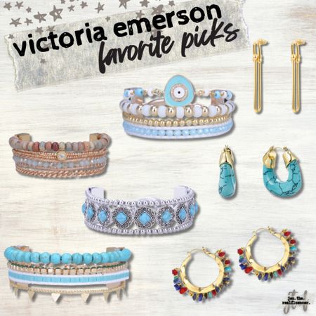 Victoria Emerson favorites, turquoise, gold, earrings, hoops, bracelets, jewelry, sale finds, fashion favorites 

#LTKfindsunder50 #LTKstyletip #LTKfindsunder100