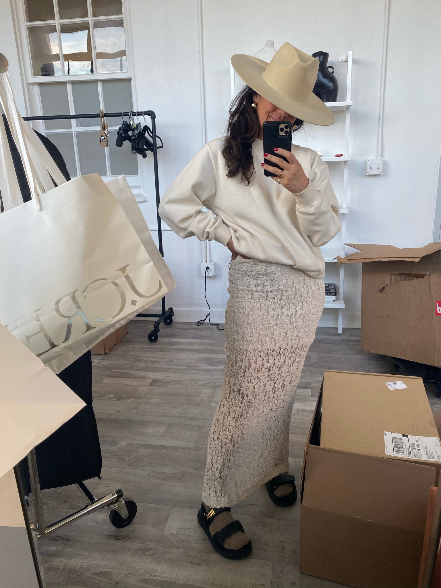 Cute lace maxi skirt from @jcrew . Style it with oversized sweater or blazer 

#LTKOver40 #LTKWorkwear #LTKSaleAlert