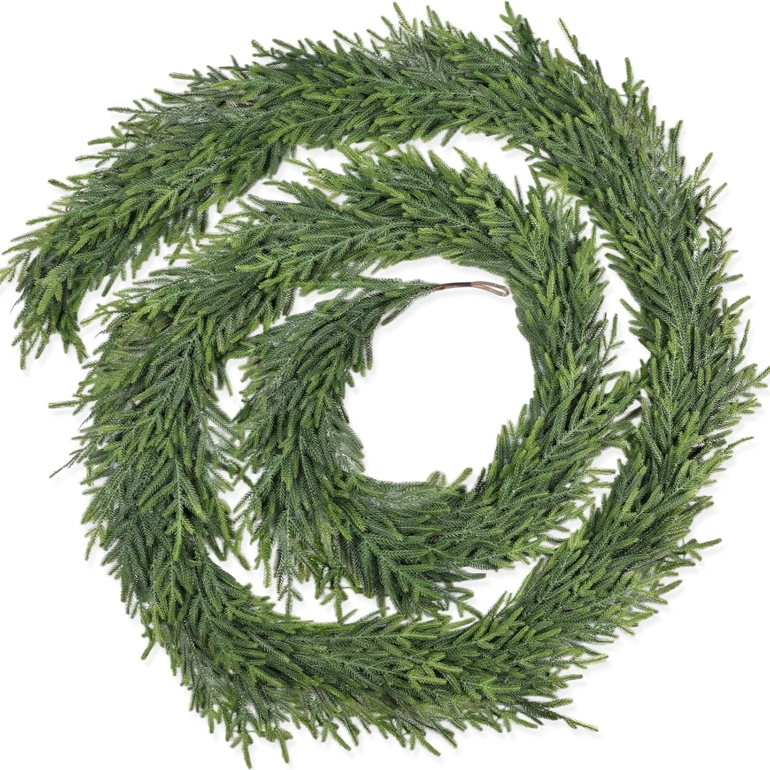 16FT Christmas Pine Garland - Real Touch Green Garland - Artificial Realistic Cedar Garlands for ... | Amazon (US)