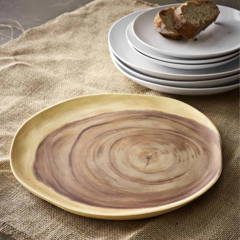 Wood Slice Charger | West Elm (US)