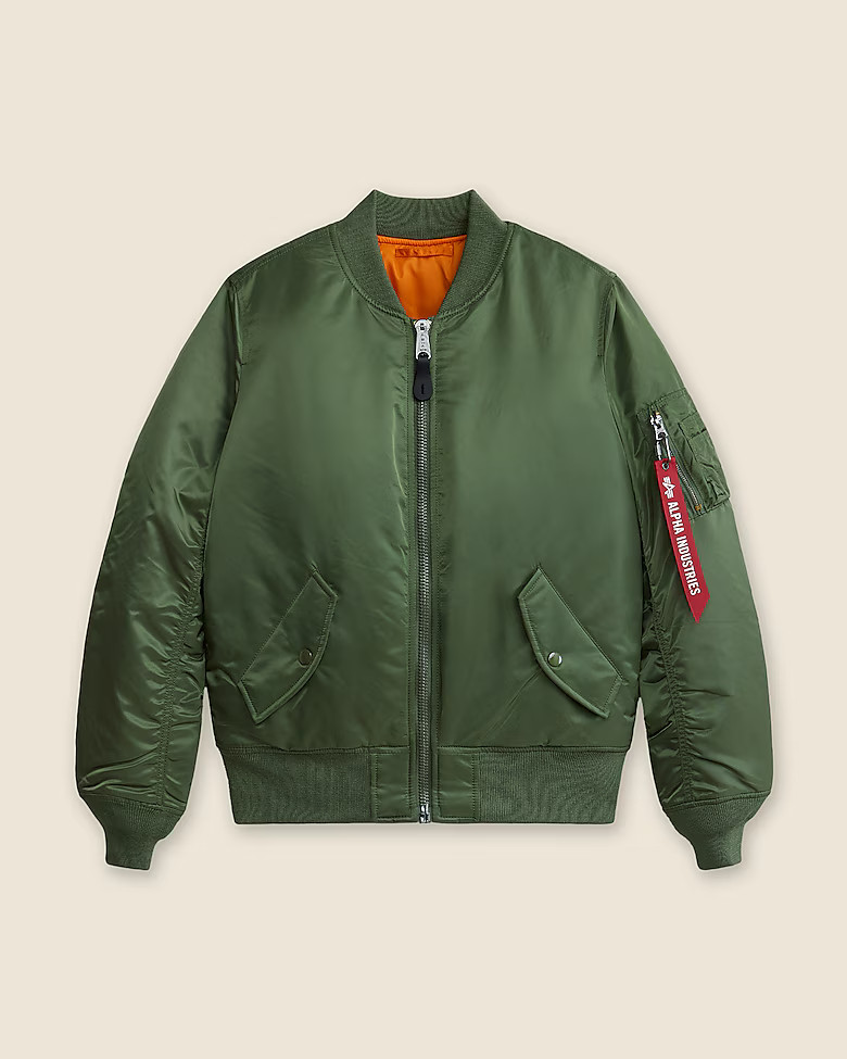 Women's Alpha Industries® MA-1 bomber jacket | J. Crew US