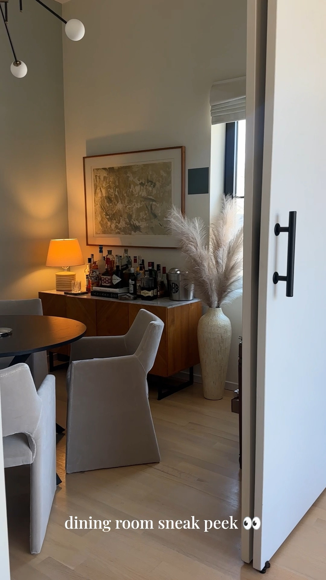 Spring cleaning and redecorating over here… Here’s a sneak peek at our dining room makeover! You can see the dark green paint swatch on the wall.

#LTKSeasonal #LTKWatchNow #LTKHome