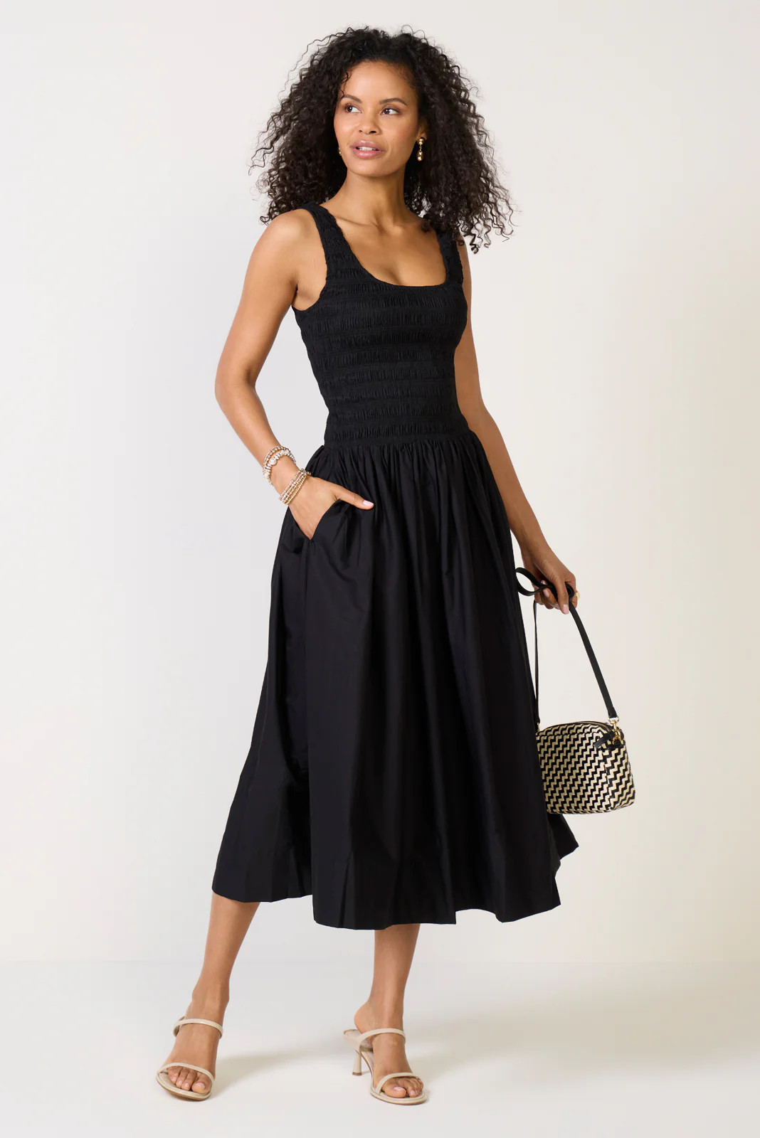 PISTOLA Women's Alessia Dress, Size Medium, Black | Evereve