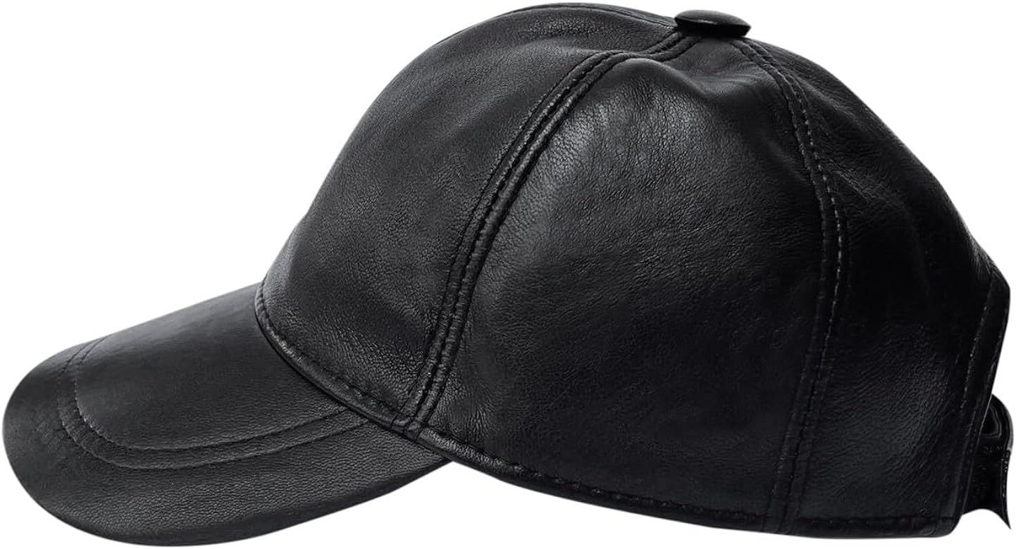 ARCILLE Genuine Leather Unisex Baseball Cap | Amazon (US)