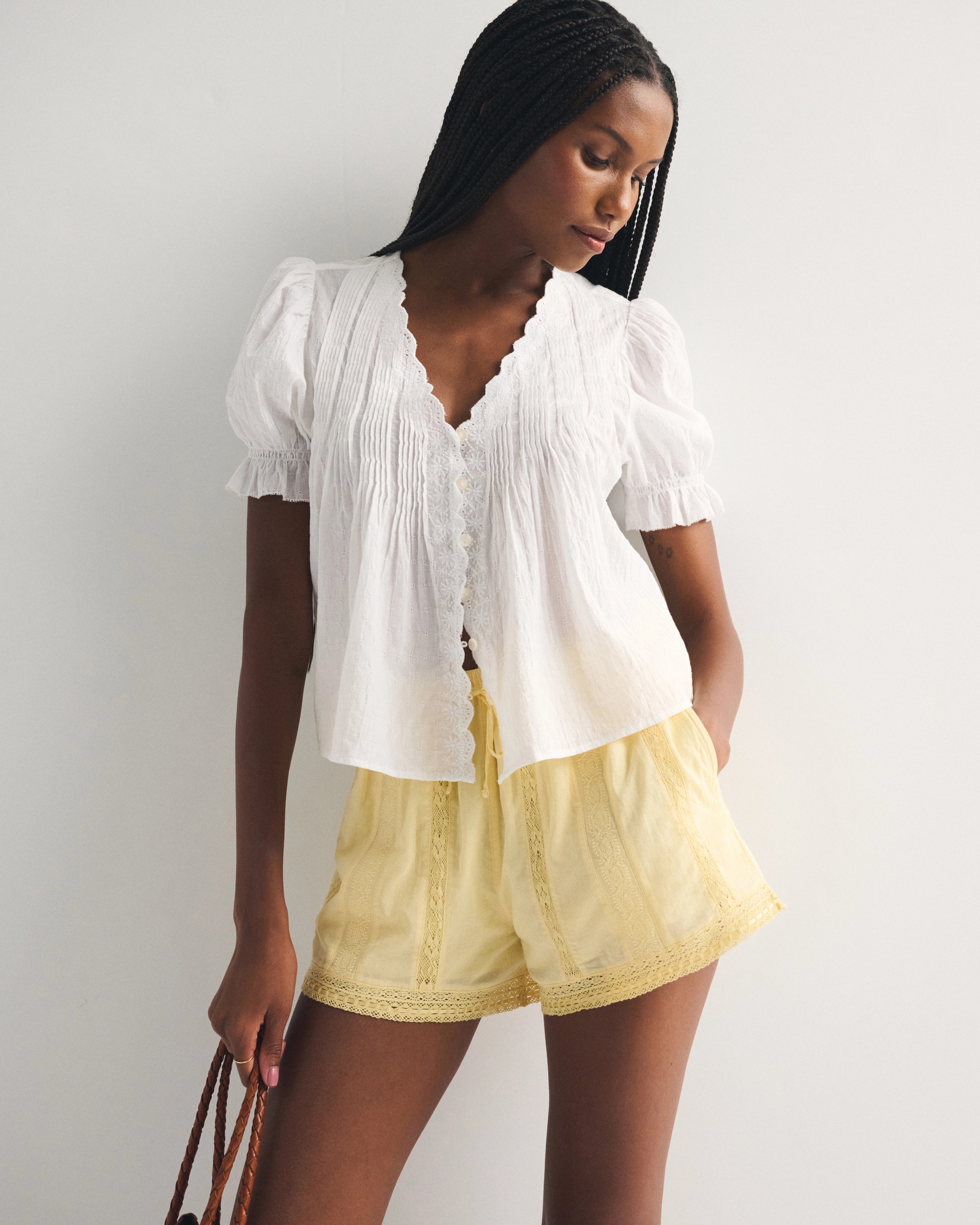 Cotton Pull-On Short | Abercrombie & Fitch (US)