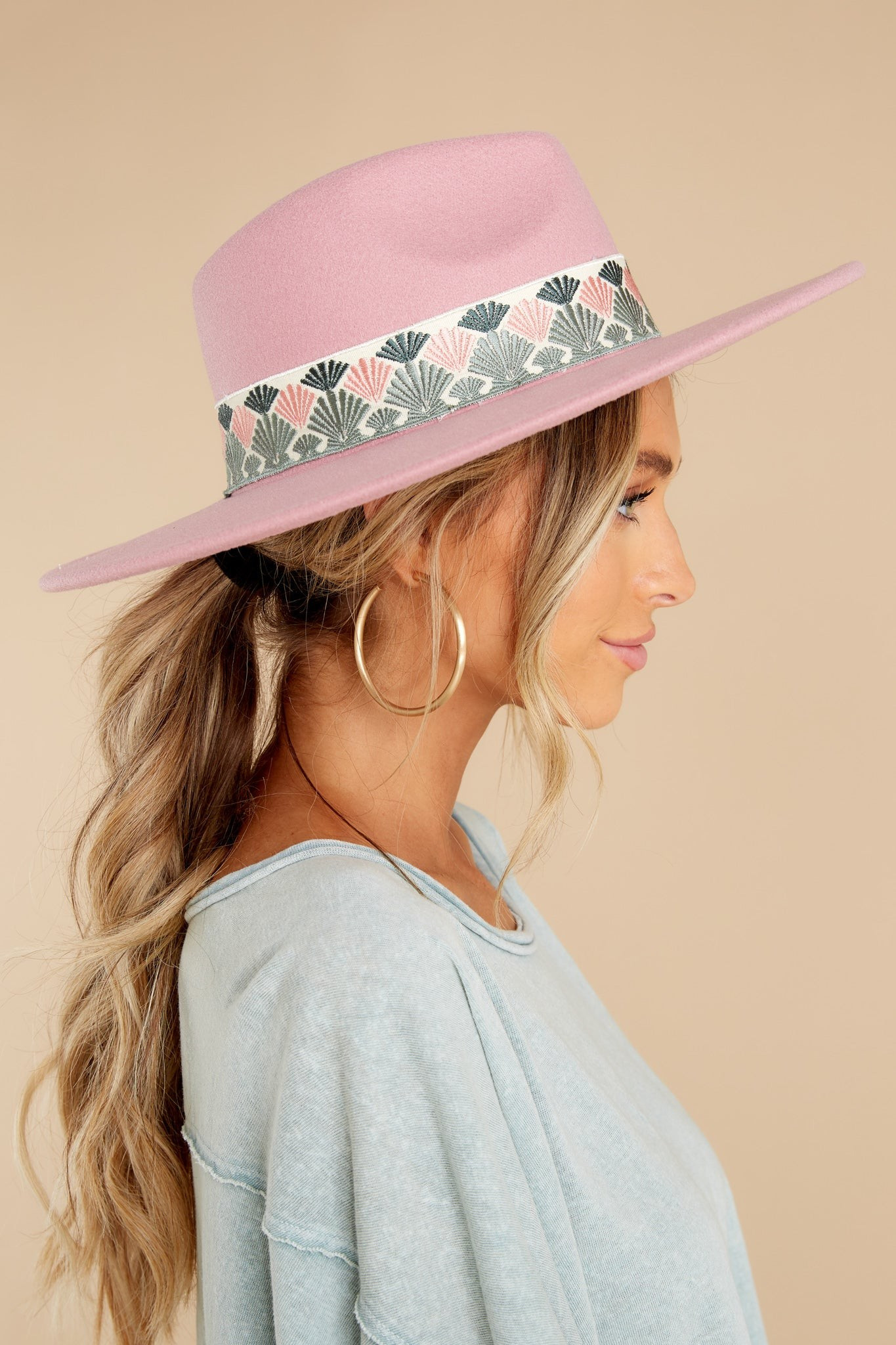 Just Another Day Pink Hat | Red Dress 