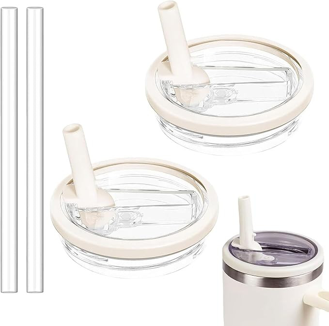 TianHengYi 40 OZ Tumbler Lid Replacement Fit for Stanley Quencher, 2 Pack Leakproof Top Cover Spi... | Amazon (CA)