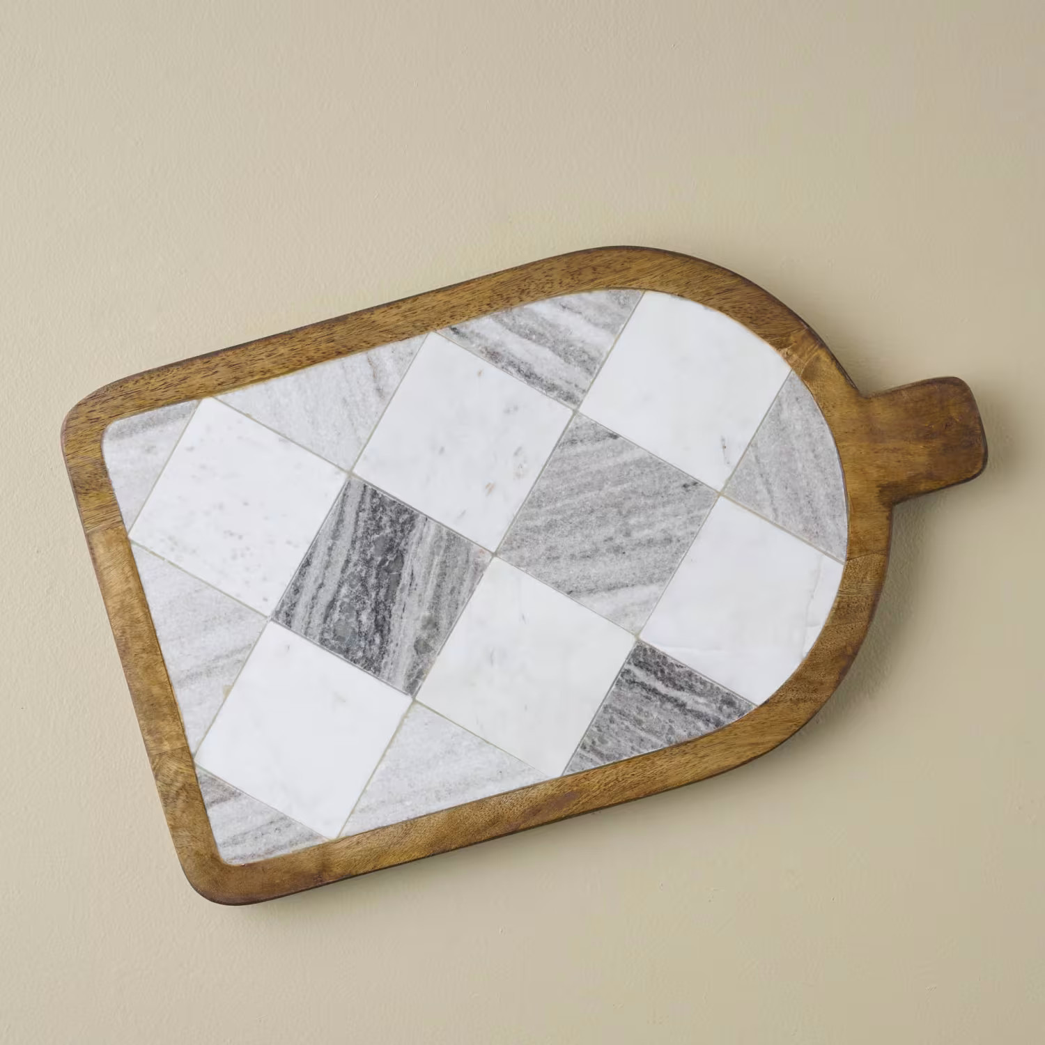 Everett Checkered Marble Serving Board | Magnolia