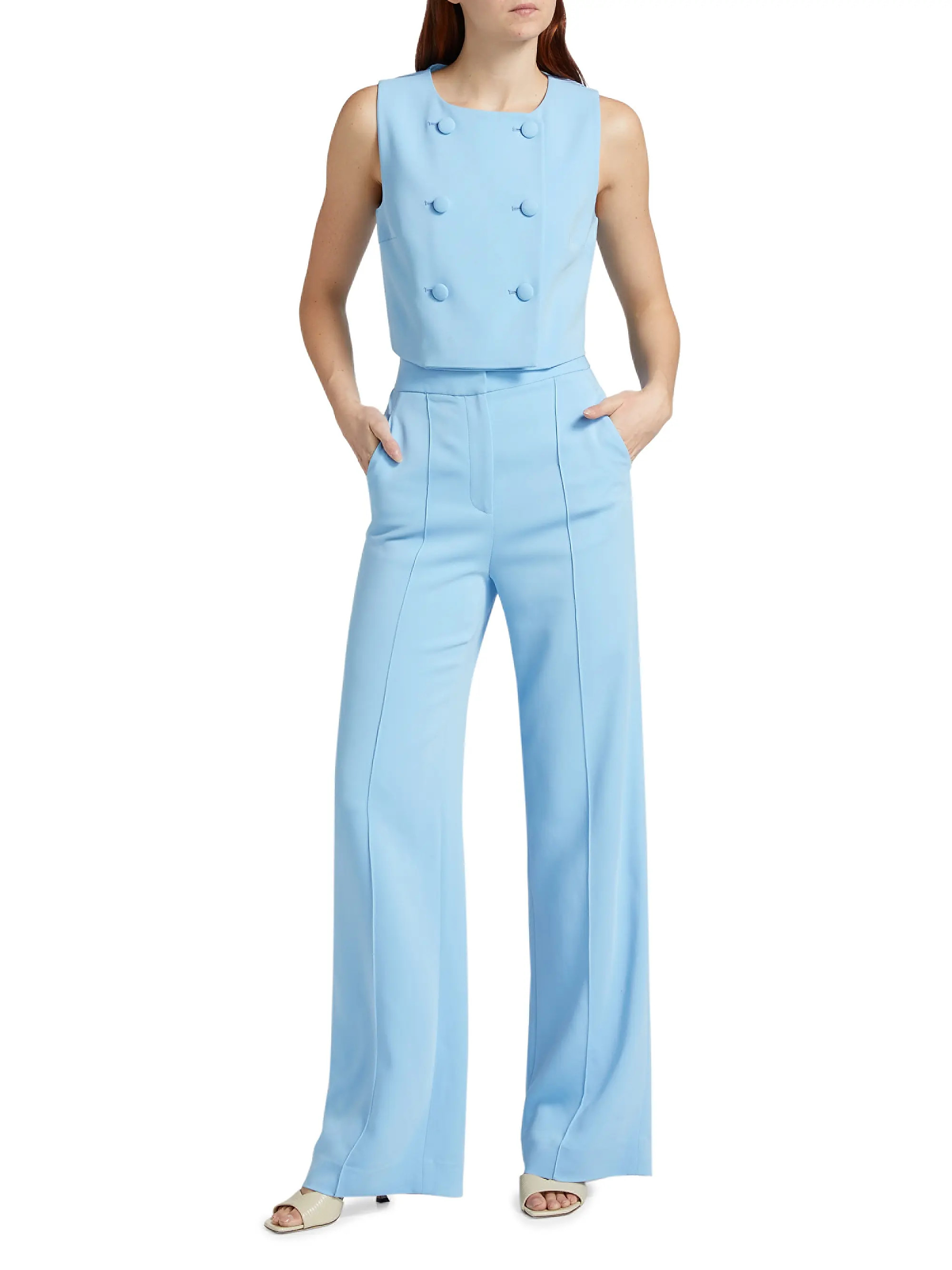 Drexley Double-Breasted Sleeveless Top | Saks Fifth Avenue