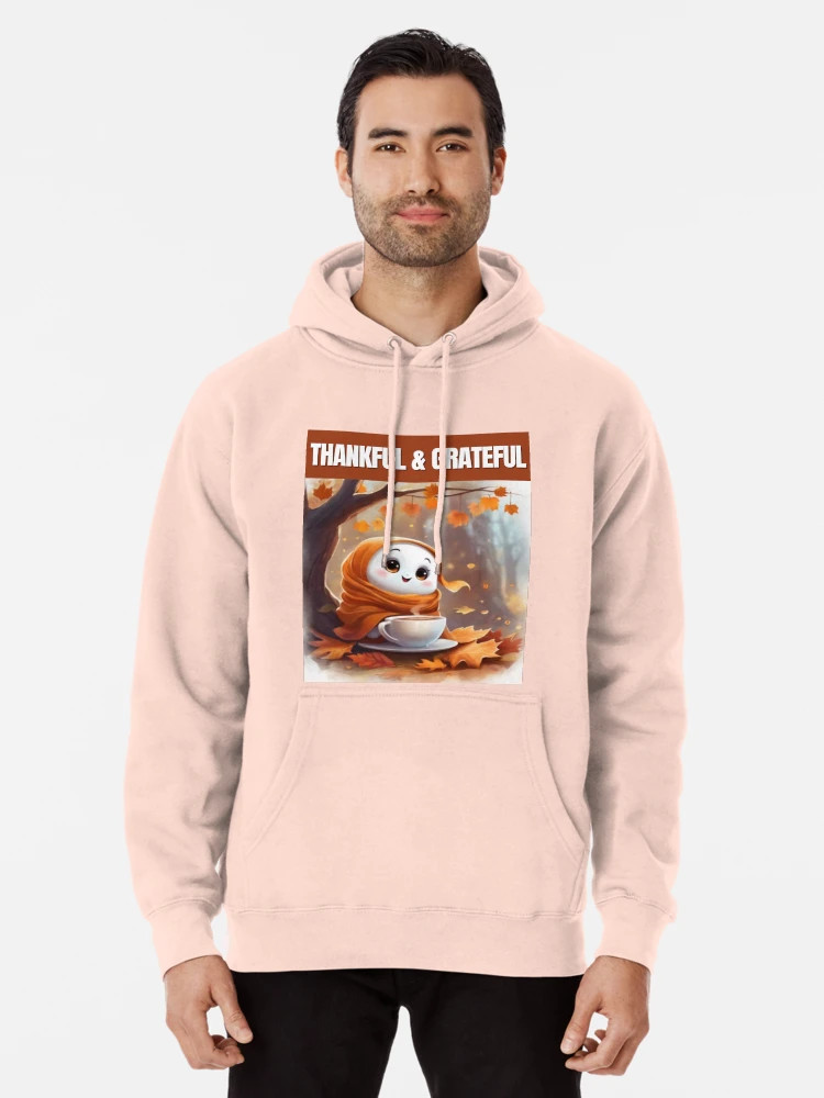 Fall Ghost - Thankful & Grateful Pullover Hoodie | Redbubble (US)