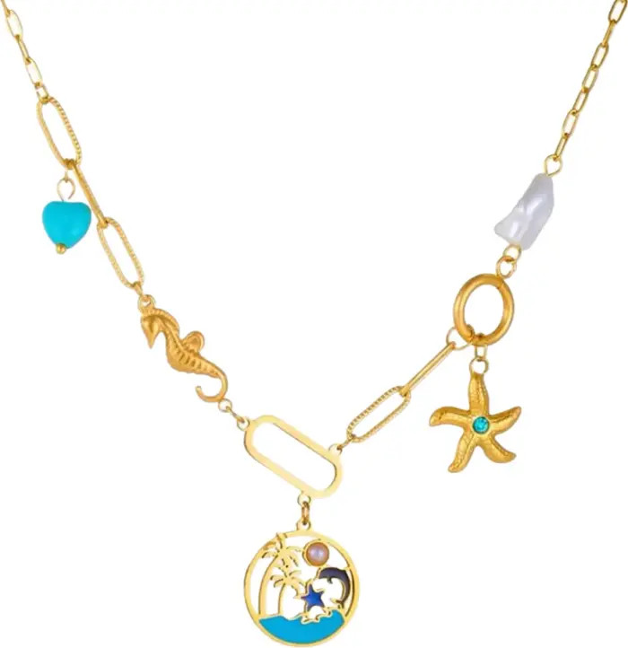Hollywood Sensation Seaside Charm Turquoise Necklace | Nordstrom | Nordstrom