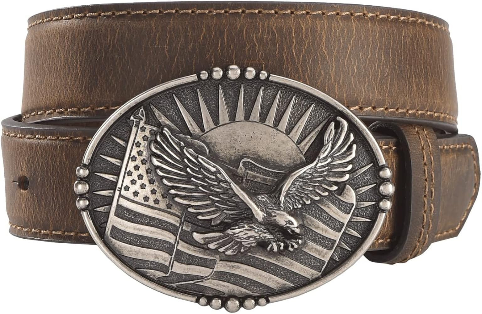 Cody James Boys' Eagle Flag Belt Brown 26 | Amazon (US)