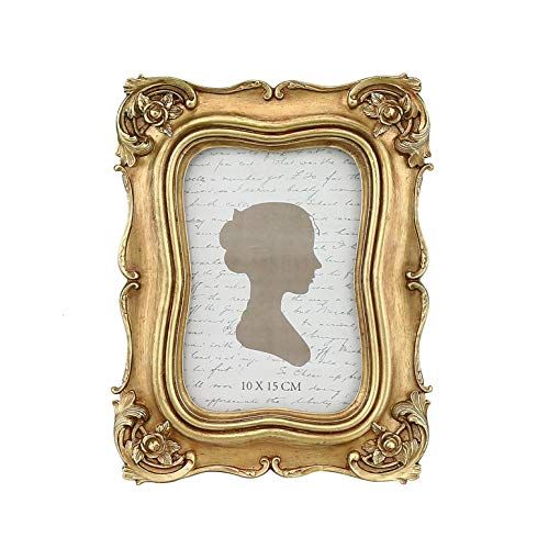Sunlit Vintage Picture Frame 4x6 Inch, Luxury Antique Photo Frames with Glass Front, Photo Display,  | Amazon (US)