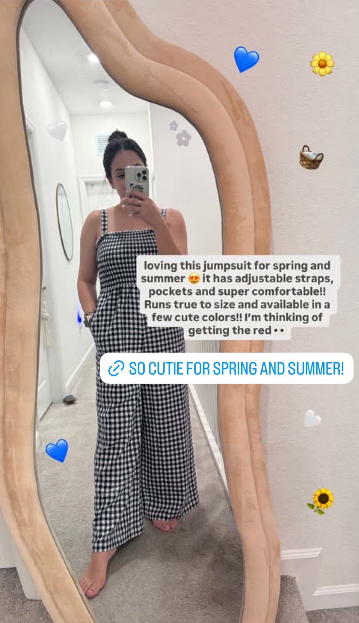 Love this cute gingham jumpsuit from Amazon for spring and summer 🌻😍 it’s got adjustable straps, pockets and super flattering! Comes in several colors and super comfortable for this season 💙🧺🌼

#LTKSeasonal #LTKootd #LTKPetite

#LTKgrwm #LTKootd #LTKdayinmylife