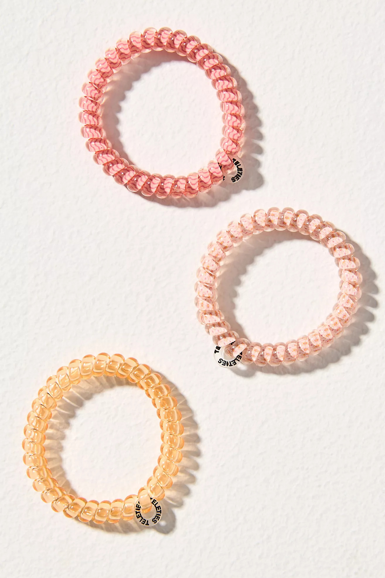 TELETIES Small Spring Coil Hair Ties, Set of 3 | Anthropologie (US)