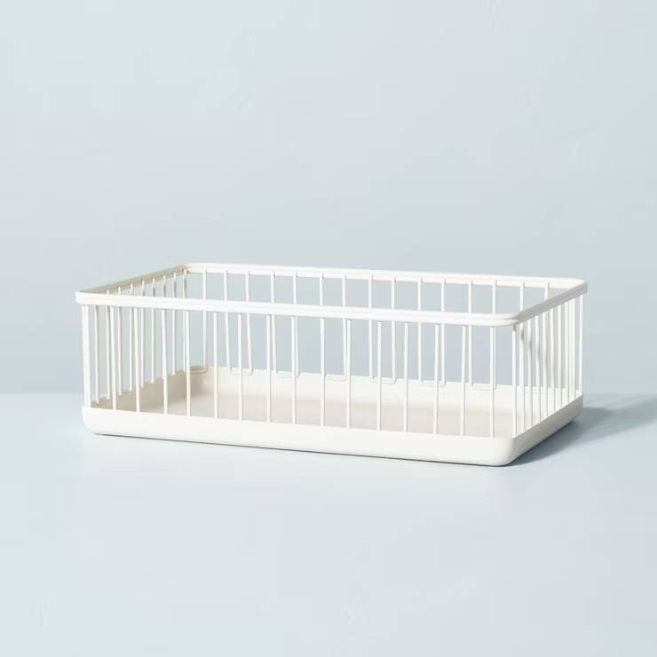 Wire Storage Basket Sour Cream - Hearth & Hand3 with Magnolia | Target