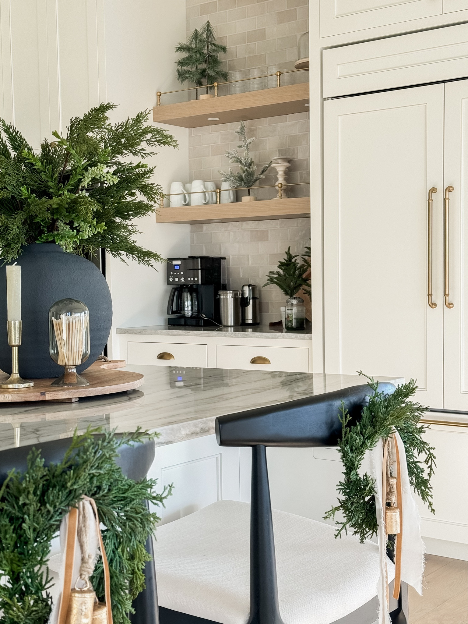 Simple holiday decor touches in the kitchen!

#LTKSeasonal #LTKHoliday #LTKhome