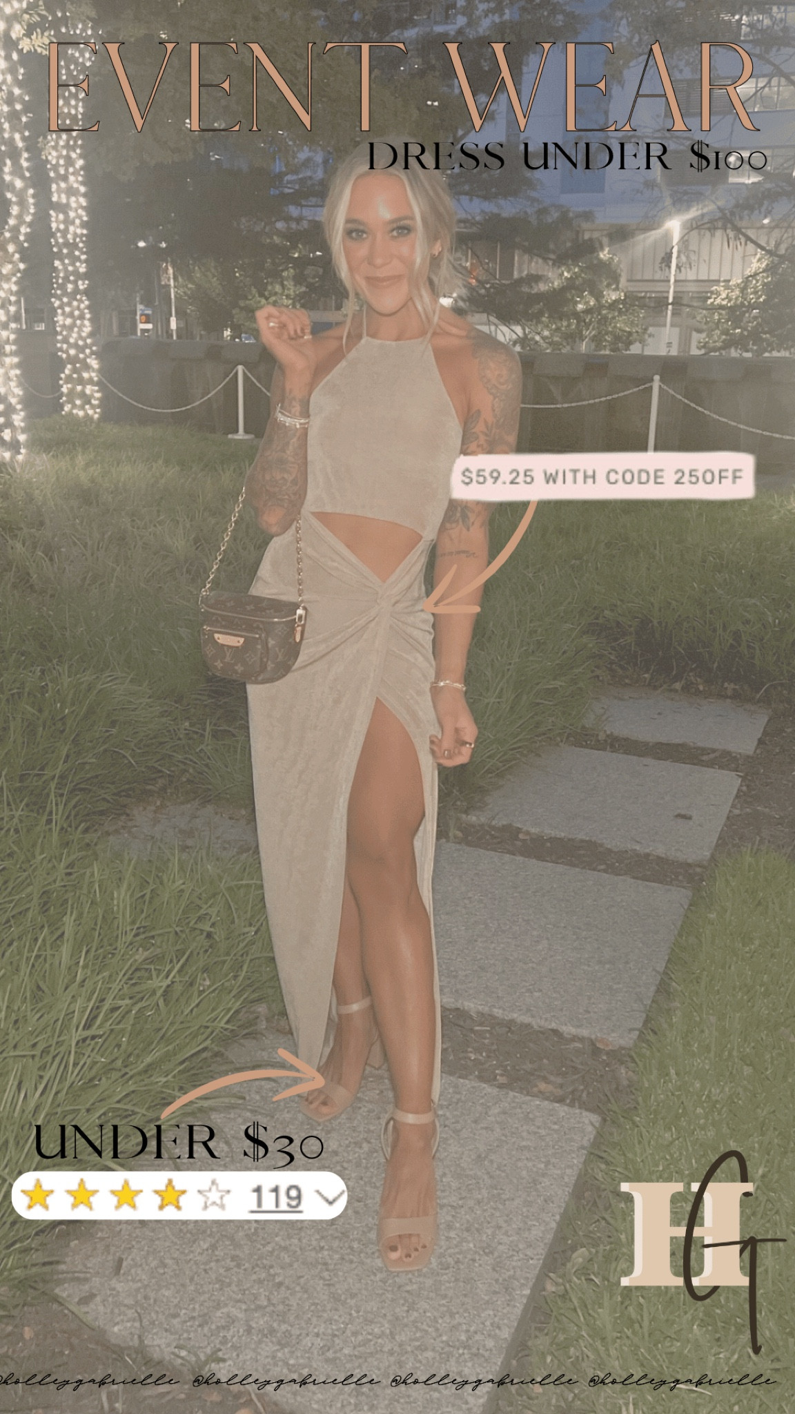 SALE ALERT✨ Petal & Pup Event Wear Dress

Fits: tts, S / 2/4

Affordable cocktail dress / Event wear / wedding guest dress / Party fit / gold dress / champagne color dress / nude dress / petal and pup / Holley Gabrielle

#LTKStyleTip #LTKFindsUnder100 #LTKParties