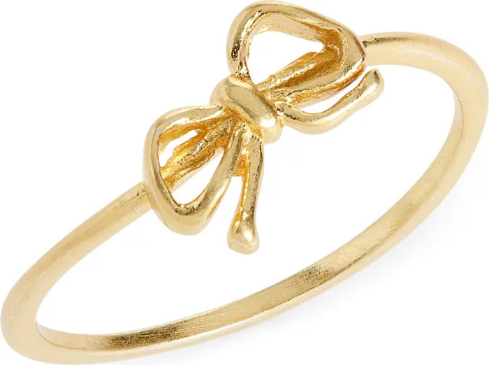 Madewell Tiny Bow Ring | Nordstrom | Nordstrom