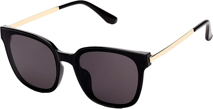 Square Sunglasses Womens Mens Oversized Mirrored lens U886 | Amazon (US)