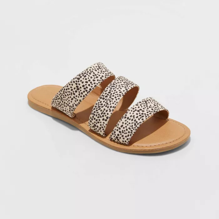Women's Sammi Triple Band Slide Sandals - Universal Thread™ | Target