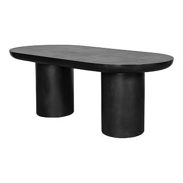 Contemporary Concrete Oval Dining Table (83") | West Elm | West Elm (US)