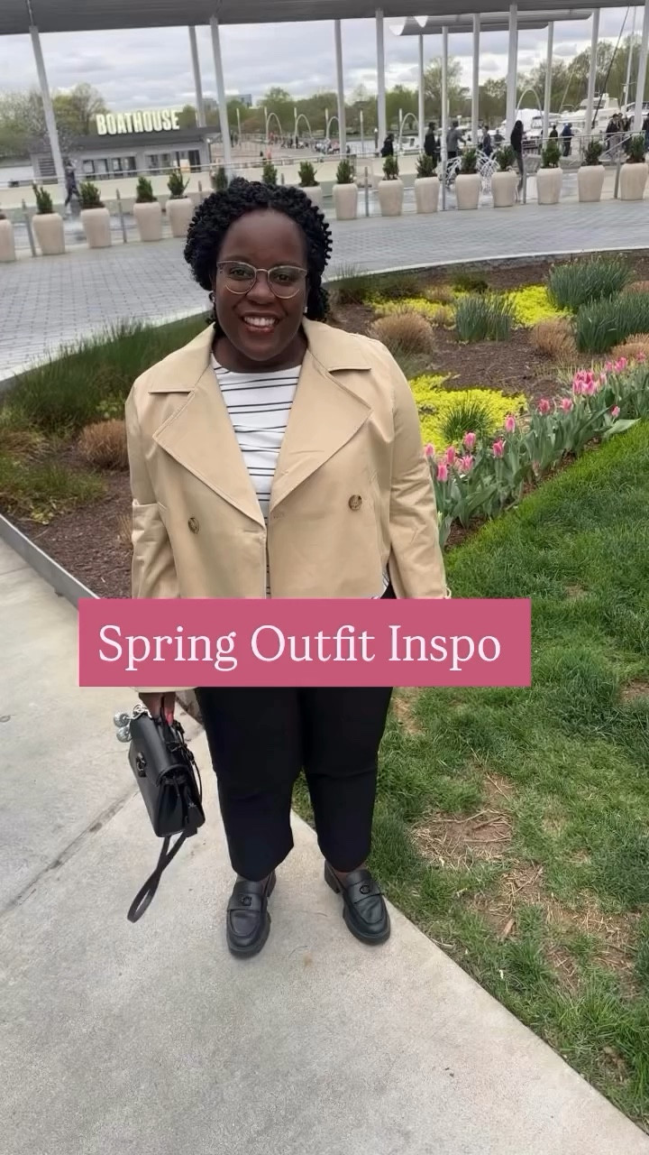 Spring is officially here and with it comes more easy outfit inspiration! 🌷 

Here’s a slightly elevated look to the outfit I showed you last week.  The same base pieces but instead of full length trench I went with a cropped trench, instead of a t-shirt I went with a blouse, slacks instead of jeans, and chunky loafers instead of sneakers.  Simple tweaks can completely change an outfit. 

What do you think of the look compared to last week’s?
👀

Follow for more easy outfit inspiration.

#midsizestyleinspo #petitestyles #bodypositiveattitude #personalstylisttips #croppedtrench

#LTKSeasonal #LTKPetite #LTKMidsize