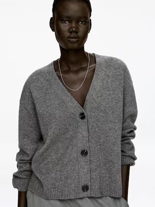 Cashmere-Wool Cardigan | Arket UK