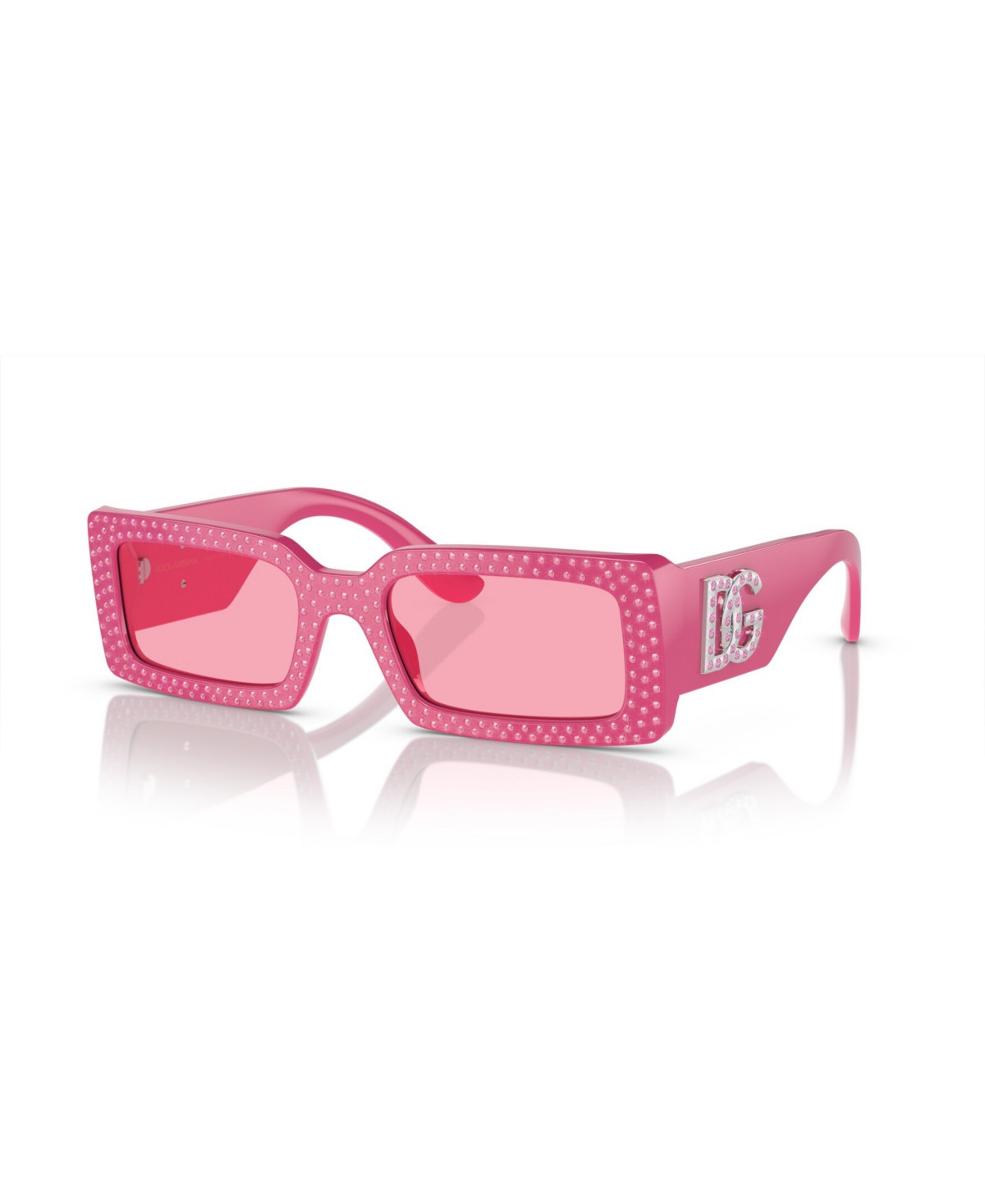 Dolce&Gabbana Women's Rectangle Sunglasses, DG4447B - Fuchsia | Macy's