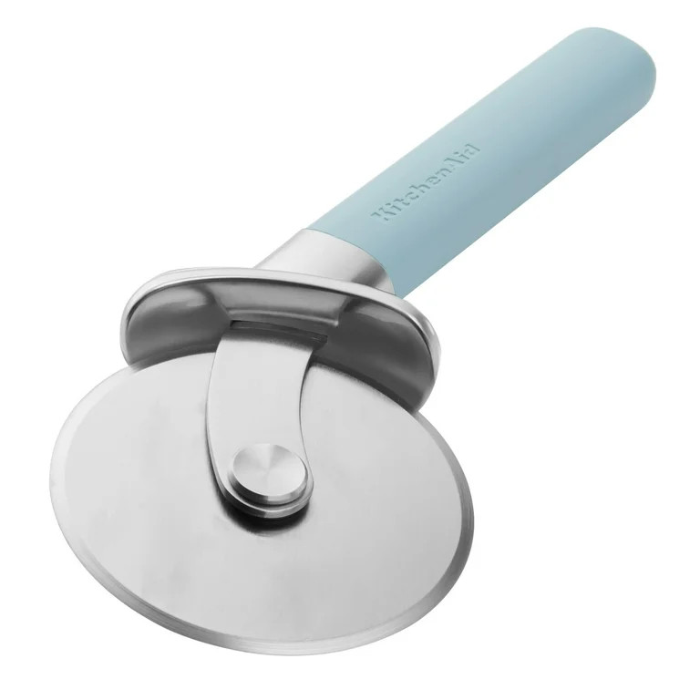 KitchenAid Stainless Steel Pizza Cutter Wheel with Finger Guard and Ergonomic Handle, Mineral Wat... | Walmart (US)