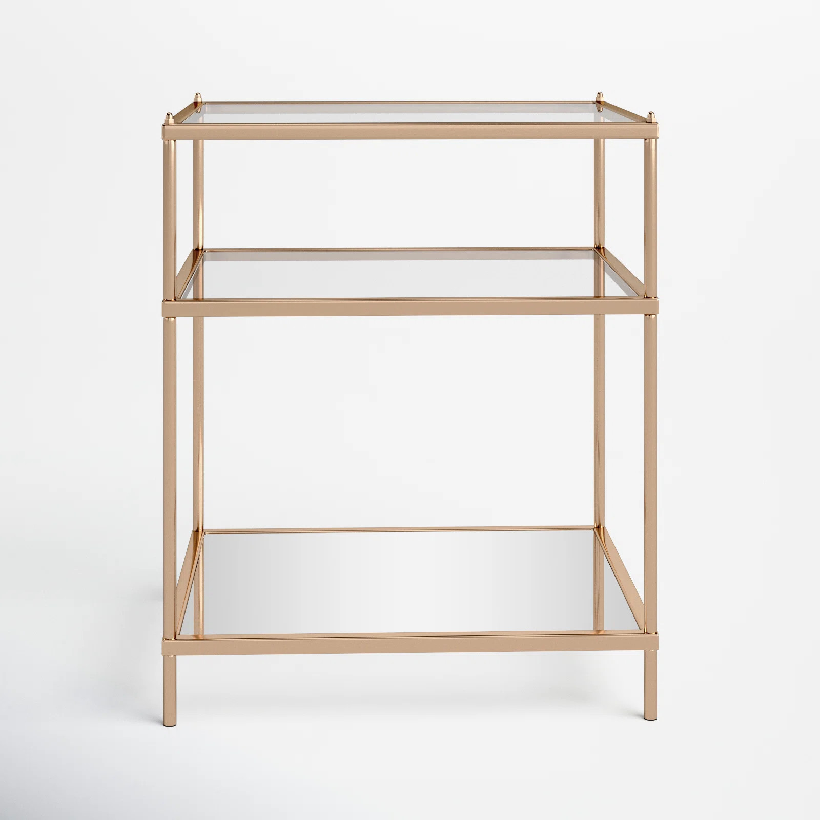 Peregrine Glass Top End Table | Wayfair North America