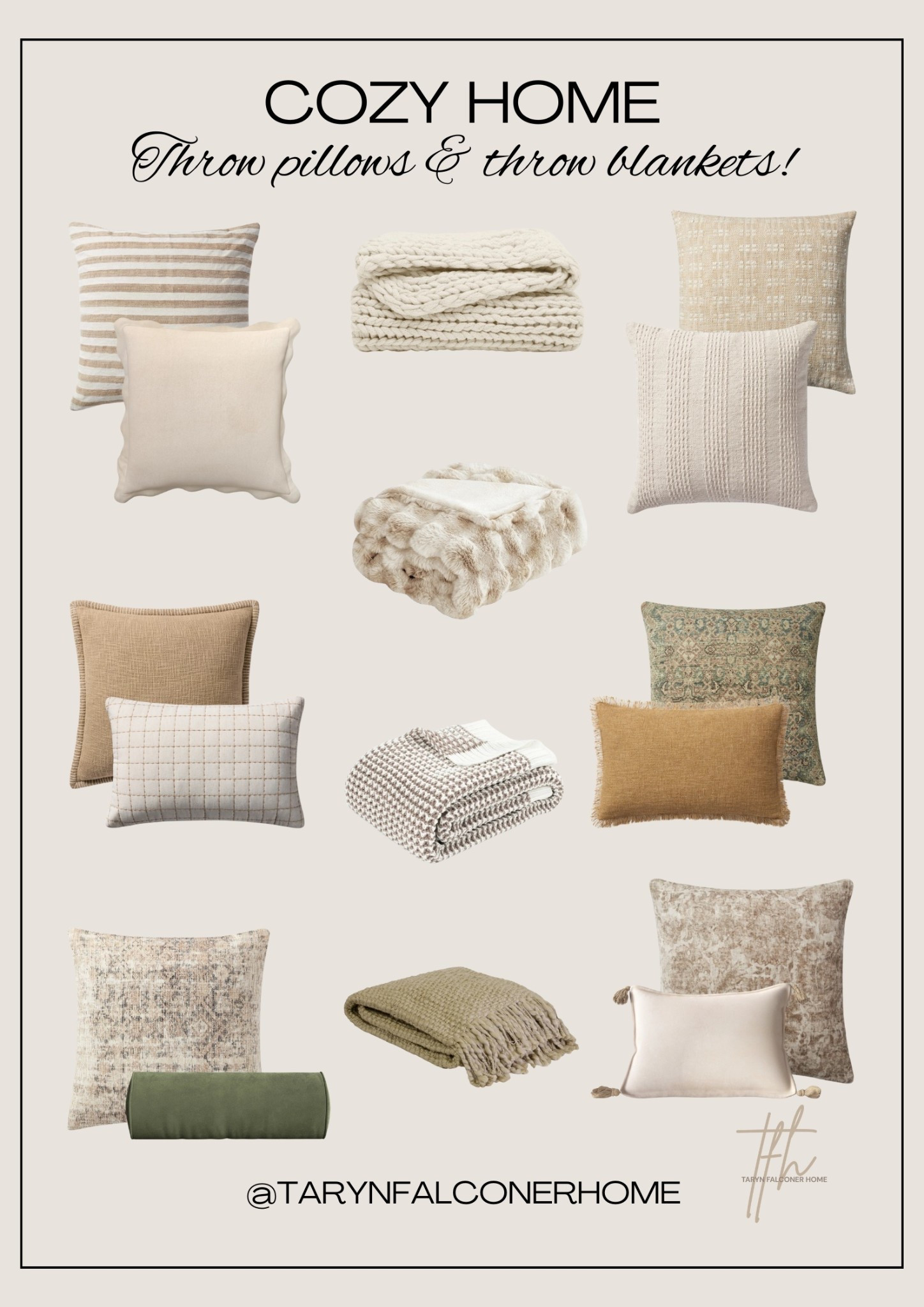 Cozy throw pillows & blankets🫶🏼

#throwpillow #cozyhome #fallfinds #homedecor #throwblanket #decor #homefinds

#LTKHome