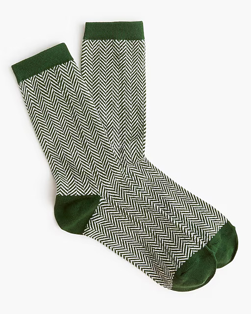 Herringbone trouser socks | J.Crew Factory