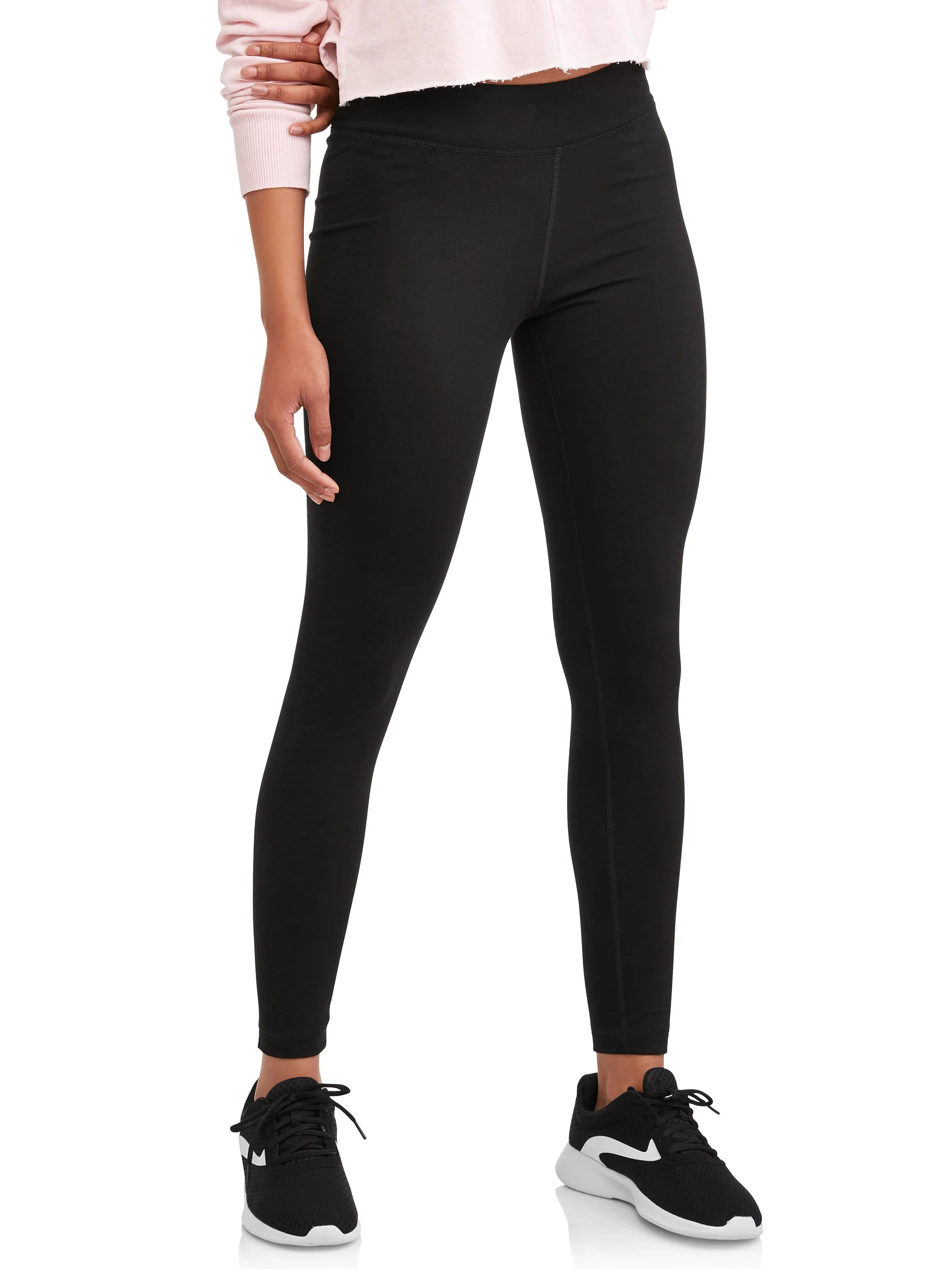Athletic Works Women's Active Fit Mid Rise Leggings, Sizes S-XXL - Walmart.com | Walmart (US)