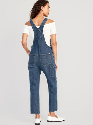 Slouchy Straight Jean Overalls | Old Navy (US)