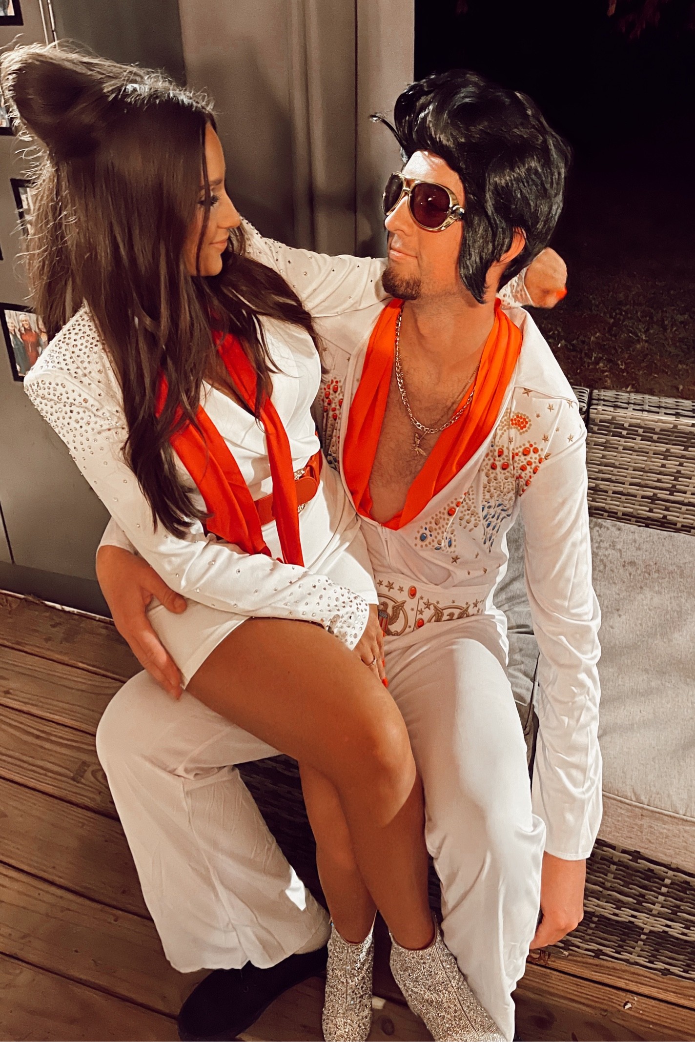 Ladies elvis fancy dress best sale