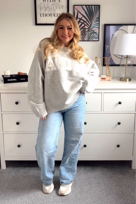 Caved to peer pressure didn’t it with this knit 😍😍

Adanola knit, Adanola jumper, river island jeans, straight jeans, styling video, ways to wear 

#LTKmidsize #LTKeurope #LTKstyletip