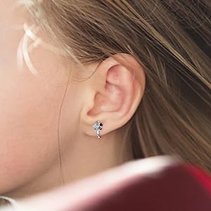 FASACCO 8-10Pairs Clip on Earrings for Girls Colorful Crystal Non-Piercied Earrings Cute Flower H... | Amazon (US)