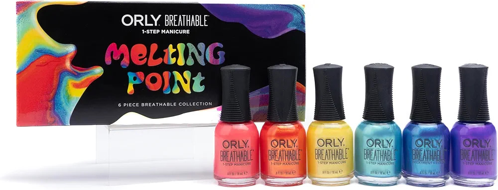 Orly Breathable Nail Polish Melting Point Collection | Creme and Shimmer Nail Colors for Spring &... | Amazon (US)
