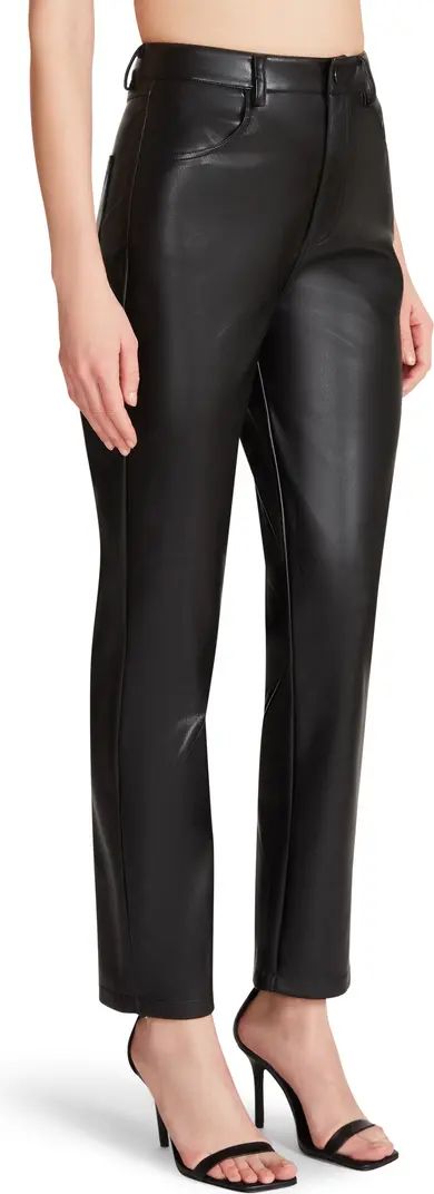 Take A Break Faux Leather Ankle Pants | Nordstrom