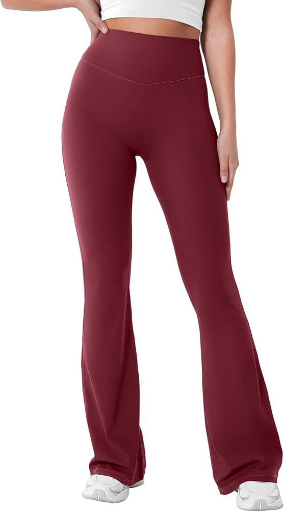 YEOREO Women's High Waist Flared Yoga Leggings | Amazon (US)