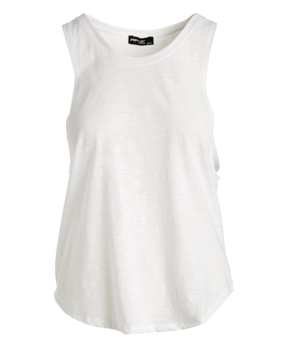 White Solid Tank - Women | zulily
