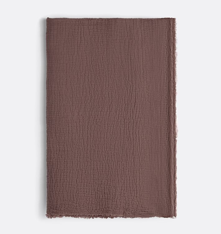 Coyuchi Topanga Matelasse Throw | Rejuvenation