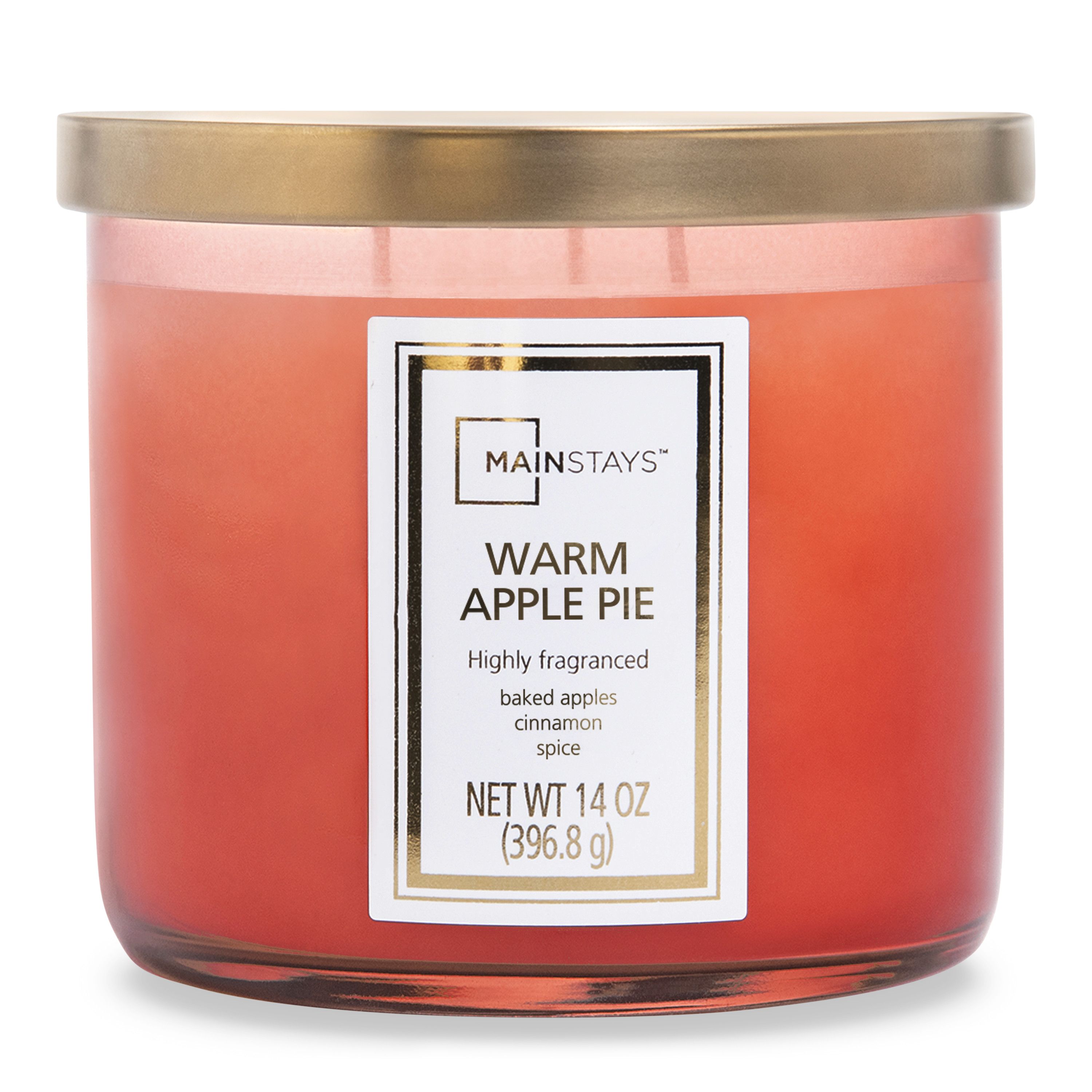 Mainstays 3-Wick Candle, Cranberry Mandarin, Colored Jar - 14 oz | Walmart (US)
