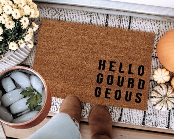 Hello Gordgeous Doormat Funny Doormat Fall Doormat Fall Decor - Etsy | Etsy (US)