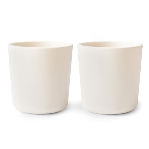 mushie Dinnerware Cups For Kids | Made in Denmark, Set of 2 (Ivory) | Amazon (US)