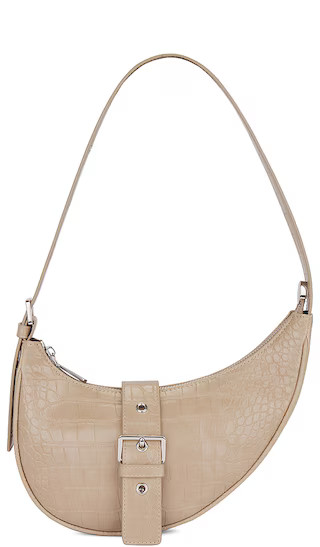 Crescent Buckle Bag in Tan | Revolve Clothing (Global)
